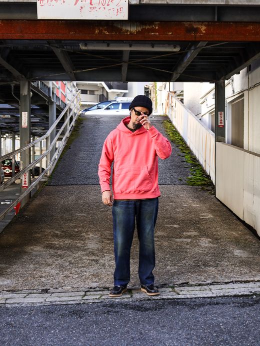 THE UNION THE RIB HOOD / Peach