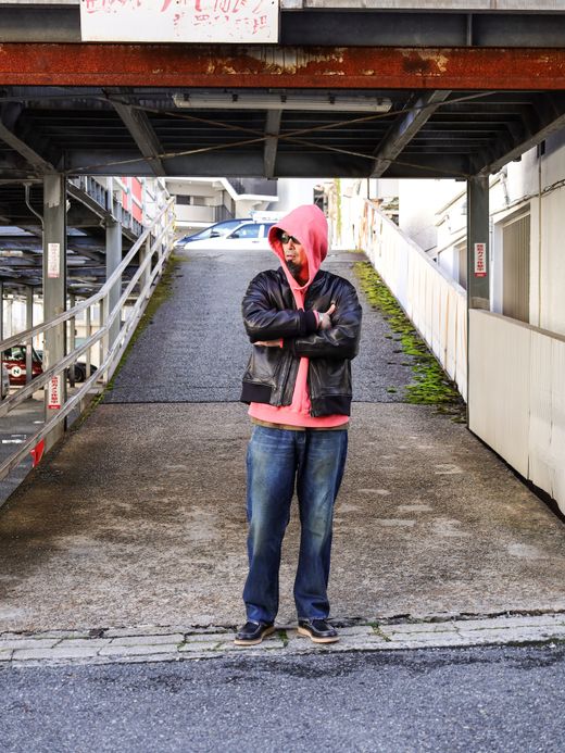 THE UNION THE RIB HOOD / Peach