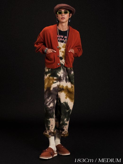 AMBERGLEAM CAMOUFLAGE DYED OVERALLS / Green