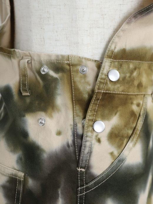 AMBERGLEAM CAMOUFLAGE DYED OVERALLS / Green
