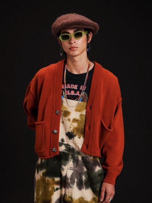 AMBERGLEAM CAMOUFLAGE DYED OVERALLS / Green