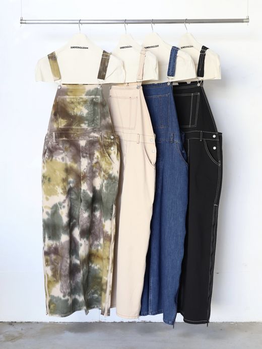AMBERGLEAM CAMOUFLAGE DYED OVERALLS / Green