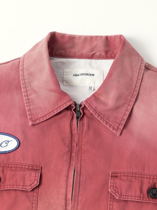 ANACHRONORM TIMEWORN WORK JACKET / Red
