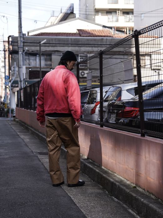 ANACHRONORM TIMEWORN WORK JACKET / Red