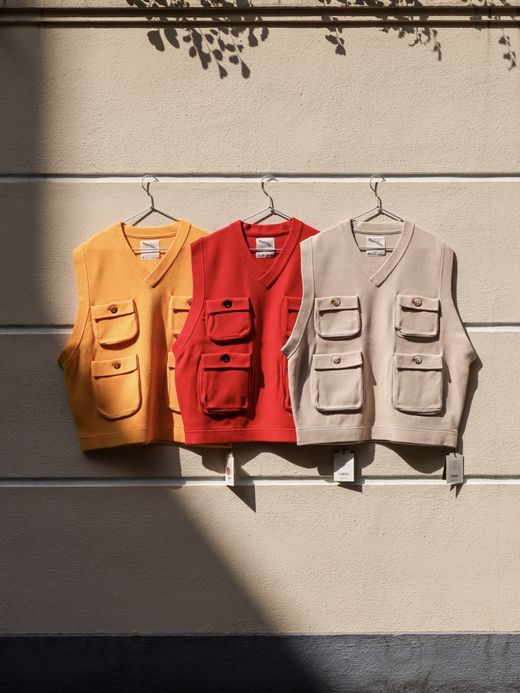 AMBERGLEAM 【✖️VOO】FISHERMAN KNIT VEST / 3colors