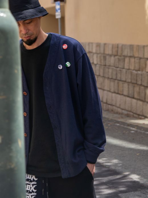 THE UNION CUT CARDI / Navy