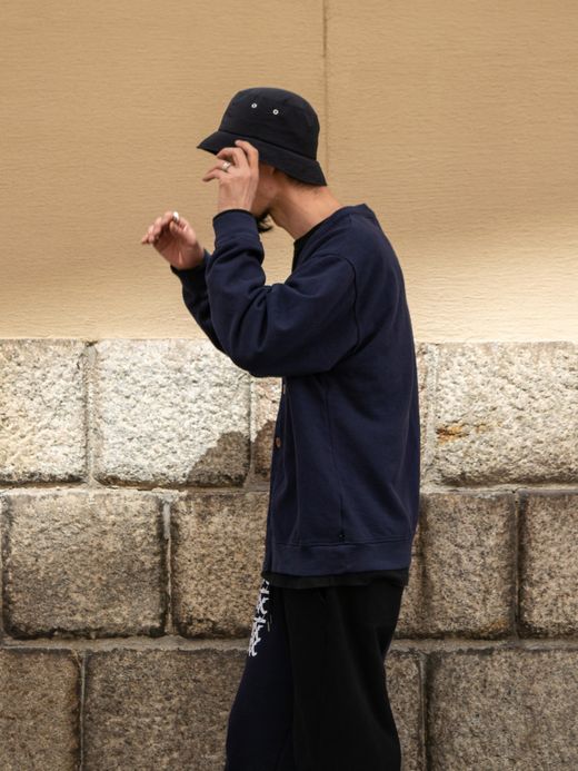 THE UNION CUT CARDI / Navy