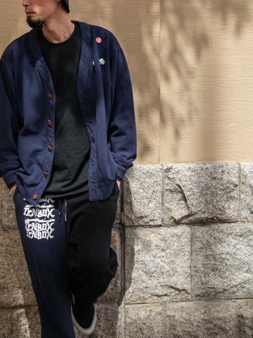 THE UNION CUT CARDI / Navy