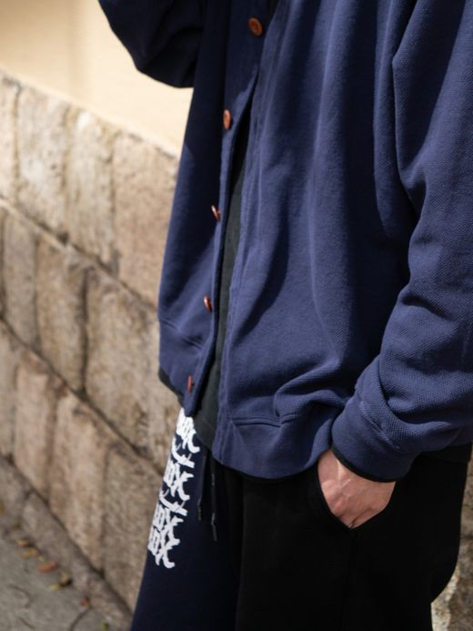 THE UNION CUT CARDI / Navy