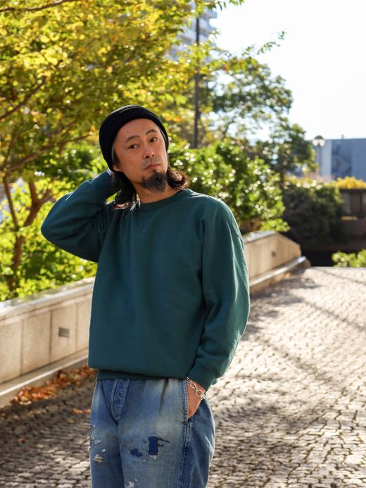 THE UNION VICTORY CREW SWEAT / Green