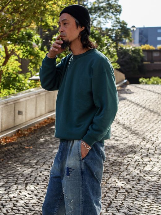 THE UNION VICTORY CREW SWEAT / Green
