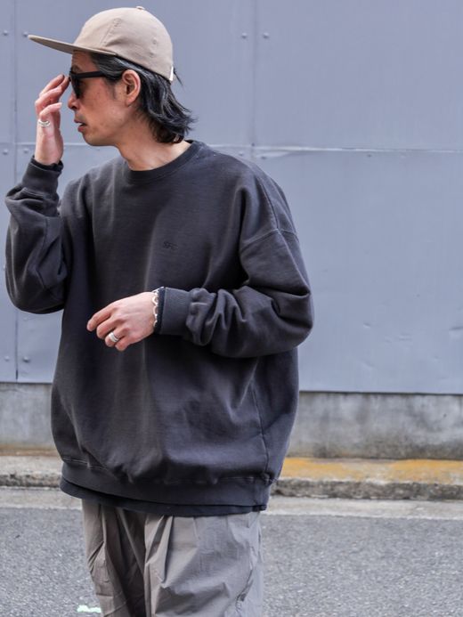 S.F.C SFC CREW / Washed black