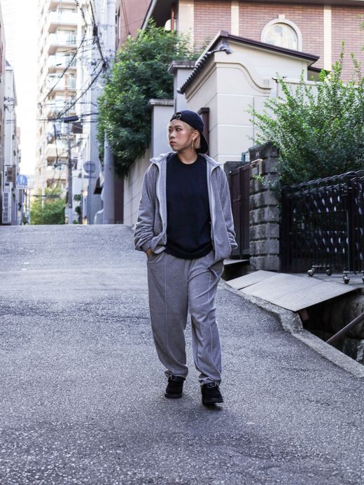 S.F.C VELOUR TRACK JACKET / Grey