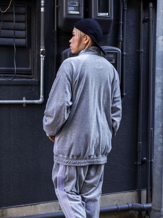 S.F.C VELOUR TRACK JACKET / Grey