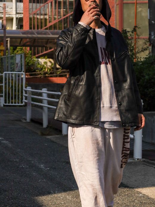 ANACHRONORM COLLEGE GAZETTE SWEAT PANTS / Oatmeal