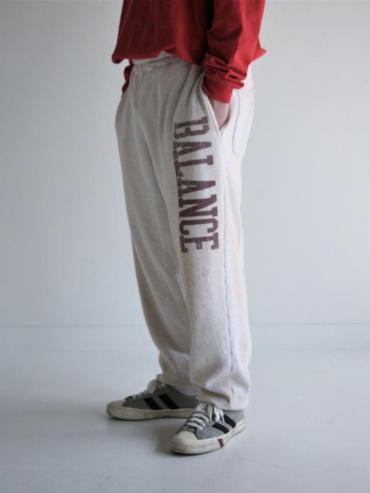 ANACHRONORM COLLEGE GAZETTE SWEAT PANTS / Oatmeal