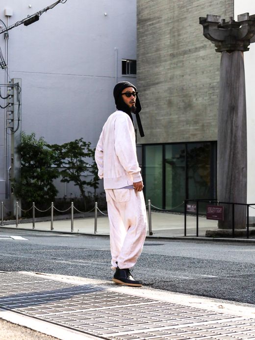 ANACHRONORM COLLEGE GAZETTE SWEAT PANTS / Oatmeal