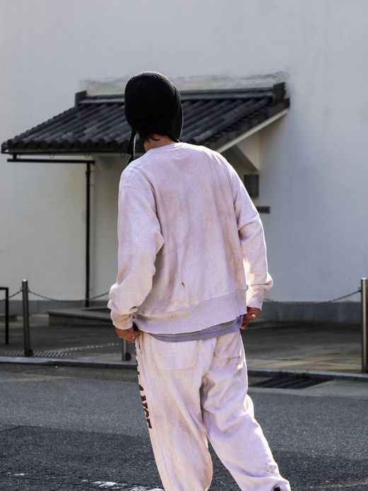 ANACHRONORM COLLEGE GAZETTE SWEAT PANTS / Oatmeal