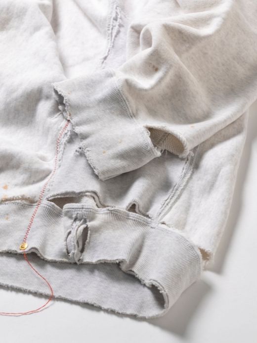 ANACHRONORM REMAKED SIDE LIB SWEAT / Oatmeal