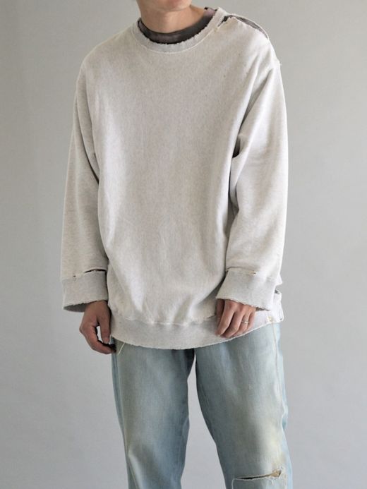 ANACHRONORM REMAKED SIDE LIB SWEAT / Oatmeal