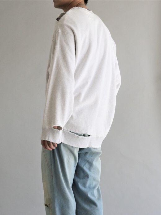 ANACHRONORM REMAKED SIDE LIB SWEAT / Oatmeal
