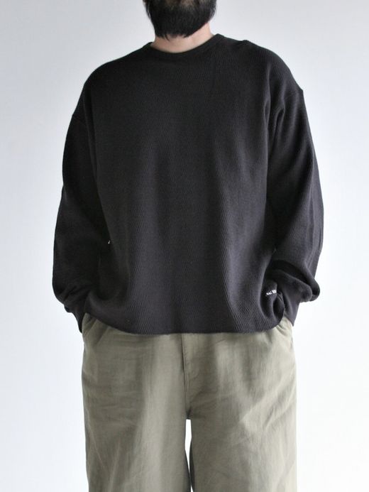 ANACHRONORM HEAVY THERMAL L/S T-S / Black