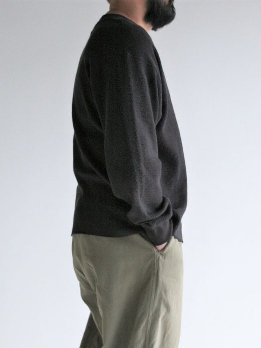 ANACHRONORM HEAVY THERMAL L/S T-S / Black