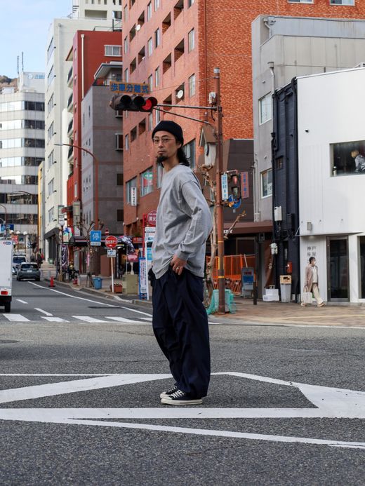 S.F.C PARACHUTE PANTS / Navy