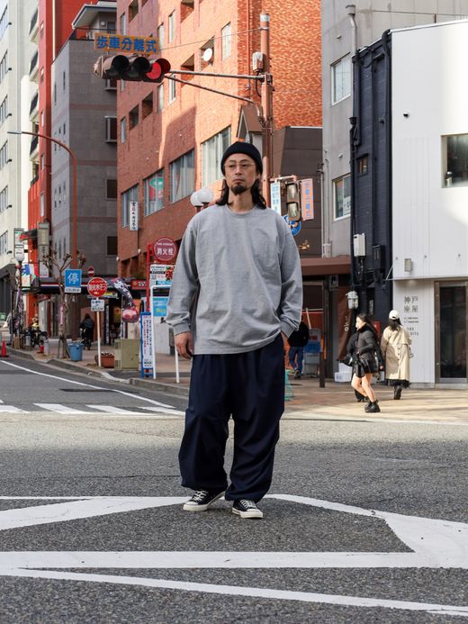 S.F.C PARACHUTE PANTS / Navy