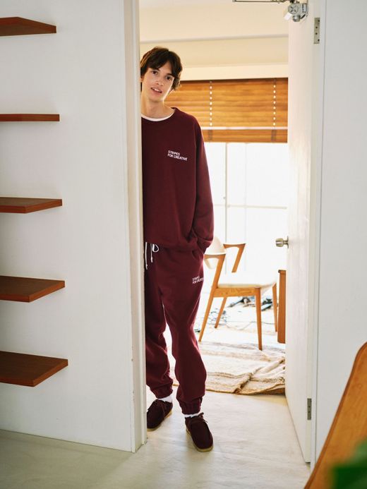S.F.C RAGLAN CREW SWEAT / Burgundy