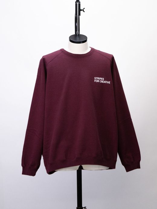 S.F.C RAGLAN CREW SWEAT / Burgundy