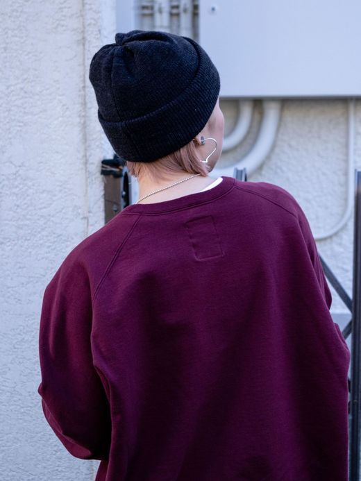 S.F.C RAGLAN CREW SWEAT / Burgundy