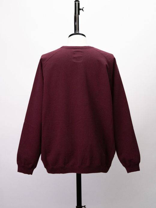 S.F.C RAGLAN CREW SWEAT / Burgundy