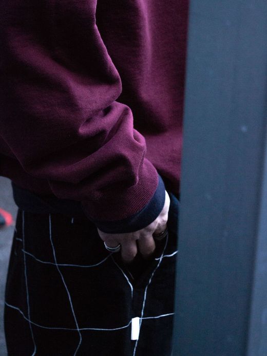 S.F.C RAGLAN CREW SWEAT / Burgundy