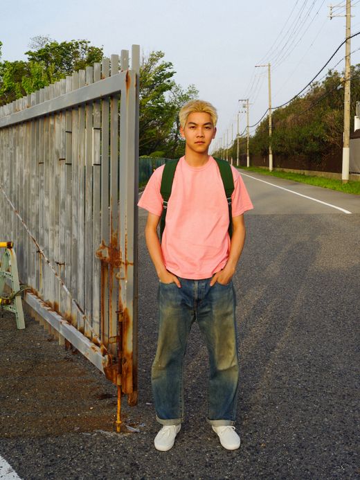 THE UNION THE "RB" TEE / Peach