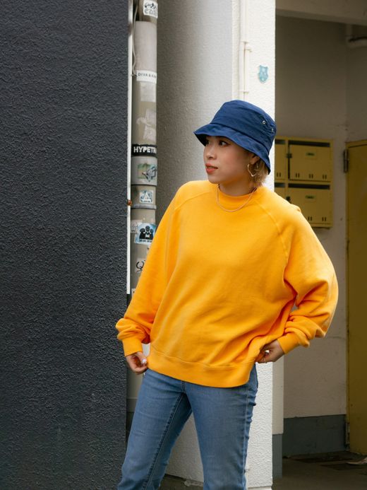 THE UNION "THE" RAGLAN SWEAT / Orange