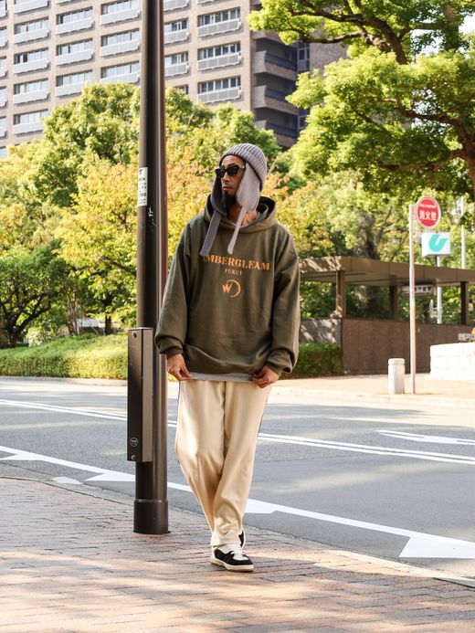 AMBERGLEAM FUKUI SWEAT HOODIE / Leaf