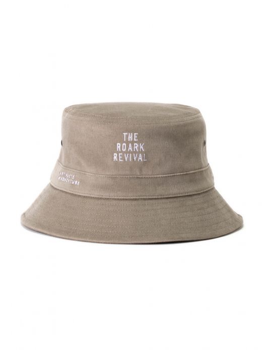 ROARK REVIVAL "TRIP OBSESSED" FIREPROOF CORDUROY BUCKET HAT - HIGH HEIGHT / Beige