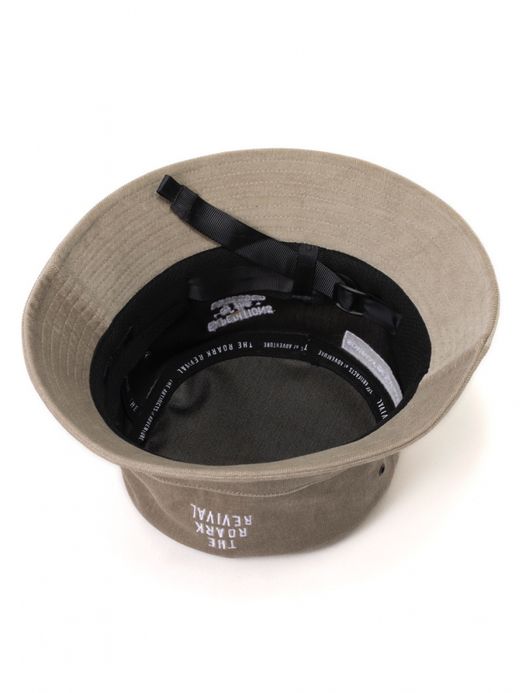 ROARK REVIVAL "TRIP OBSESSED" FIREPROOF CORDUROY BUCKET HAT - HIGH HEIGHT / Beige