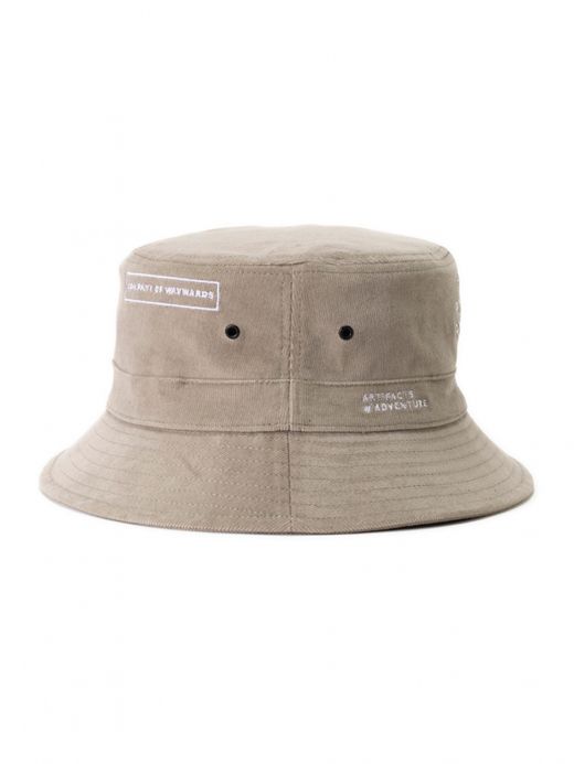 ROARK REVIVAL "TRIP OBSESSED" FIREPROOF CORDUROY BUCKET HAT - HIGH HEIGHT / Beige