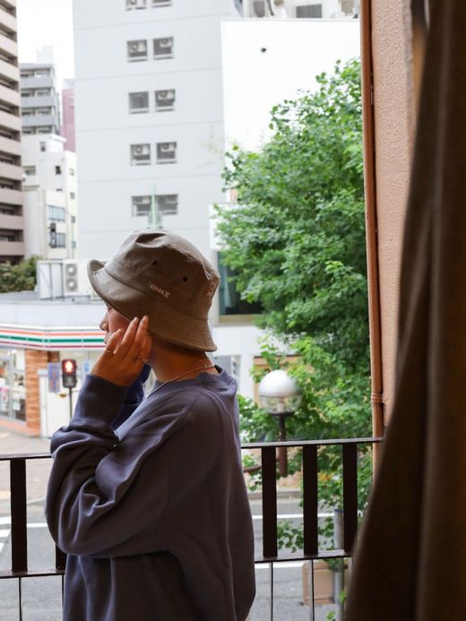 ROARK REVIVAL "TRIP OBSESSED" FIREPROOF CORDUROY BUCKET HAT - HIGH HEIGHT / Beige