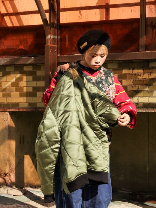 AMBERGLEAM REVERSIBLE BIG MA-1 / 3colors