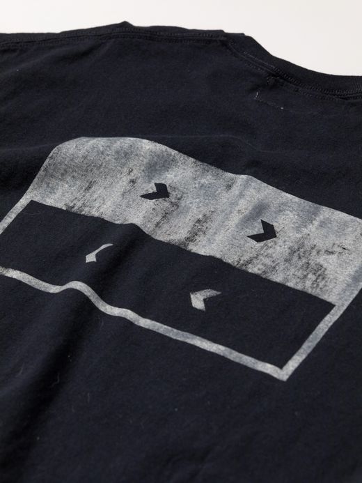 ANACHRONORM SUB MESSAGE S/S T-S / Ash black
