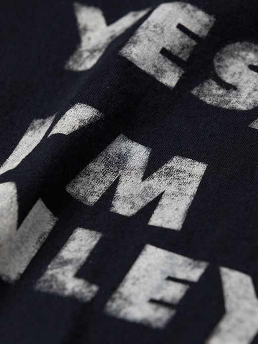 ANACHRONORM SUB MESSAGE S/S T-S / Ash black