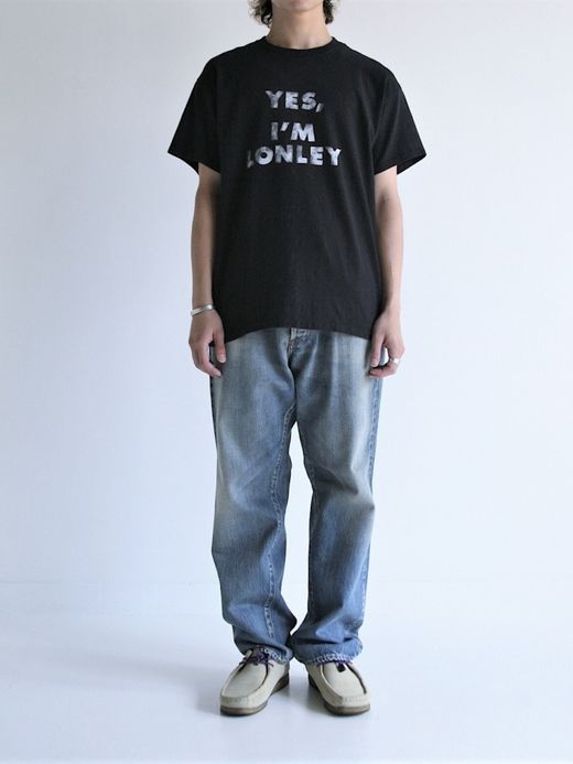 ANACHRONORM SUB MESSAGE S/S T-S / Ash black