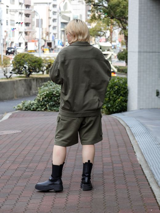 AMBERGLEAM SWEAT TRACKER JACKET / Khaki