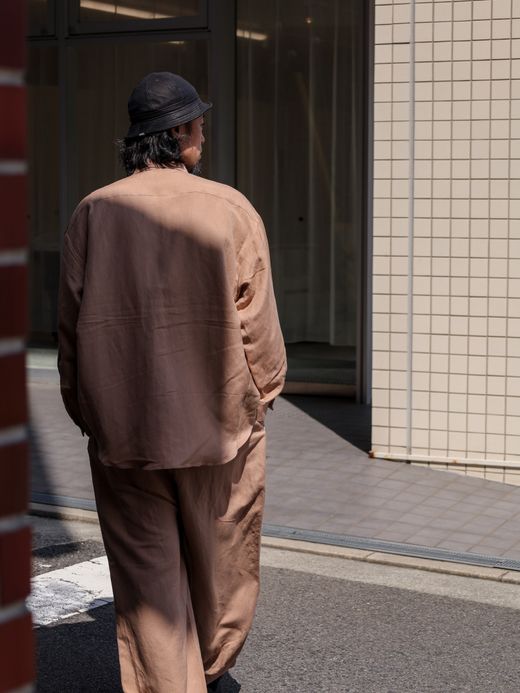 ANACHRONORM RAYON ReSIZE LONG SHIRTS / Beige