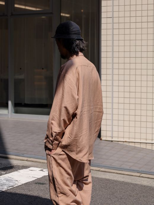 ANACHRONORM RAYON ReSIZE LONG SHIRTS / Beige
