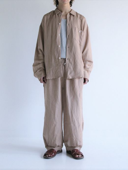 ANACHRONORM RAYON ReSIZE LONG SHIRTS / Beige