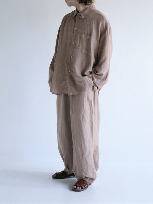 ANACHRONORM RAYON ReSIZE LONG SHIRTS / Beige